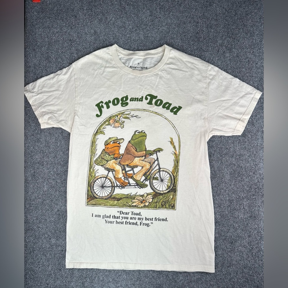 Frog and Toad Graphic Tee - Cream